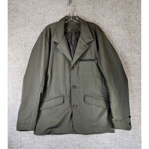 Nau Technical Blazer Mens L Olive Utility Performance Recycled Polyester